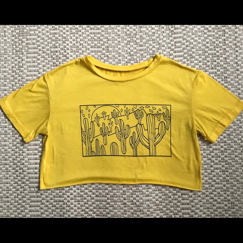 Cactus crop top